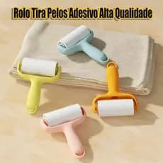 Kit 2/4/6 Rolo Tira Pelos Multiuso 90 Folhas com Alto Poder Adesivo para Roupas Limpas