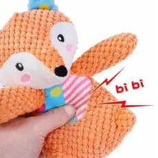 Brinquedo de Pelúcia para Cachorro com Apito e Som Crocante