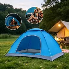 Tenda Para Camping Barraca Pop-up Automática 1-2 Pessoas Montagem Rápida perfeita para aventuras
