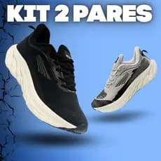 KIT 2 PARES Tênis Next Masculino Sport Academia Caminhada Corrida Esportivo Leve Amortecimento 38-43