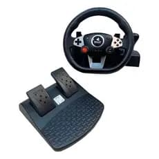 Volante Joystick Vibracao Gamer Pro Gears Kp-5816 7 Em 1