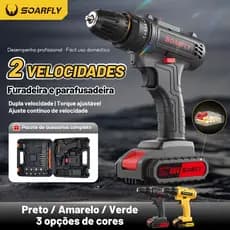 48V Parafusadeira 2 Baterias Furadeira Ferramentas sem escova
