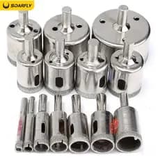 Kit Jogo De Brocas Estojo 15 Peças Madeira Metal Concreto
