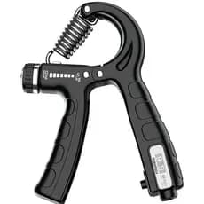 Hand Grip Fortalecimento 60kg Ajustavel Punho Maos Exercício Preto