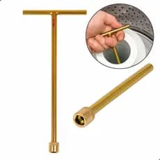 Chave T 10mm Canhão Longa Remover Parafuso Agitador Limpeza Máquina de Lavar Universal 48cm ou 62cm