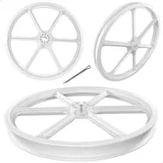 Polia Agitador Tanquinho Colormaq Lcm Lcb Lcs 9kg 10kg 12kg 13kg 14kg 15kg 16kg 20kg Cupilha Inclusa