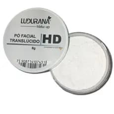 Pó Solto Translúcido HD Ludurana Pó Facial Translucido Acabamento Matte Longa Duração