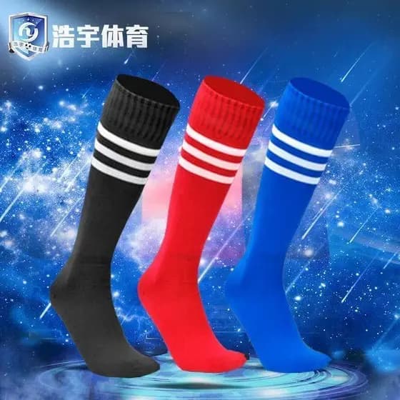 Kit 3 Pares de Meião de Futebol Esporte Adulto Jogador Profissional Cano Alto Futebol De Salão E Society