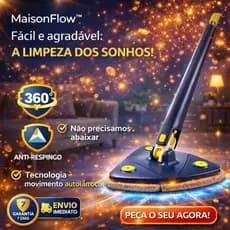 Mop Giratorio 360 rodo esfregão triagular  rodo de  Limpeza Facil Residencial Profissional