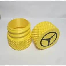 Recipiente Decorativo Amarelo com Tampa de Rosca - Presente Criativo