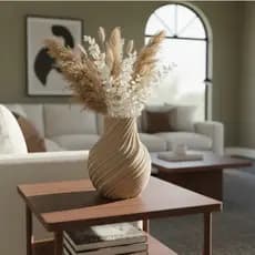 Vaso Decorativo Ondulado – O Toque de Arte que Seu Ambiente Precisa!