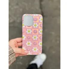 Capa iPhone Estampada Corações / Smile Floral Silicone Premium Proteção Completa