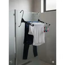 VARAL PARA BOX BANHEIRO SACADAS PORTA AREAS INTERNAS E EXTERNAS SIMPLES 01 BANDEJA