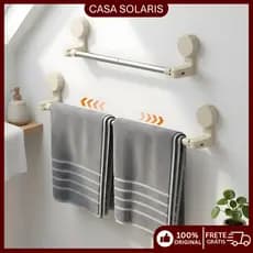 Multifuncional Porta Toalha Retratil Rosto Banheiro Lavabo Ventosa suporte Porta Toalha De Banho