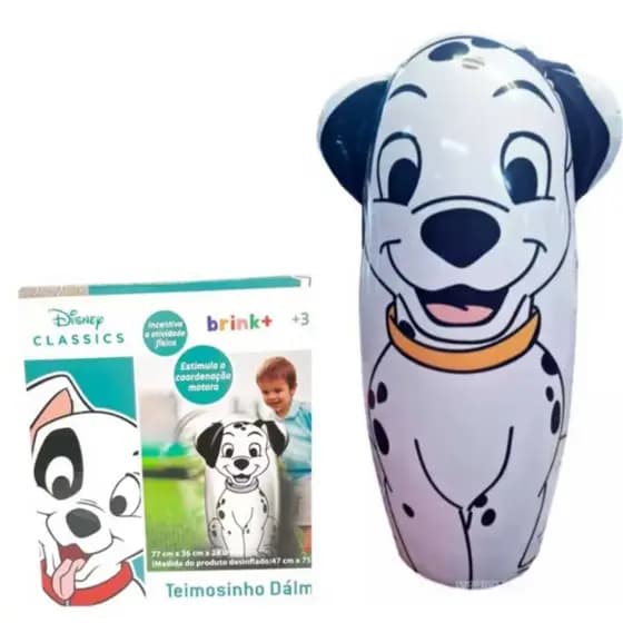 João Bobo - João Teimoso - Teimosinho -  Inflável - 101 Dalmatas - cachorro - Disney - presente para crianças