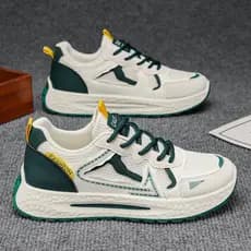 Novo estilo cem primavera Net pai altura aumentada Casual correndo sapatos masculinos na moda esportes sapatos brancos g