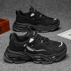 Homens pai sapatos grossos primavera respirável jogo na moda sola cem na moda Casual novos sapatos masculinos esportes N