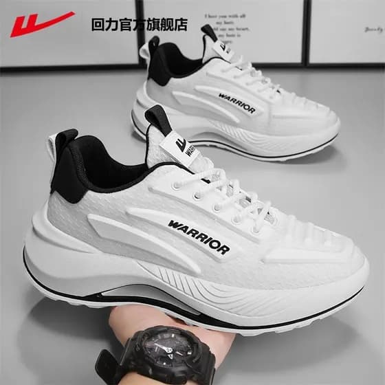 2026 sapatos de caminhada novo estilo sola altura crescente sapatos correr para trás sapatos grossos masculinos primaver