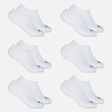 Kit 6 Pares Meias Algodão Invisíveis Elastano Calcanhar Verdadeiro Confortáveis Hoahi