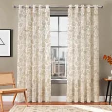 Cortina Michigan Luxo 2,70m x 2,60m Para Varão Sala Quarto Decoração Várias Cores