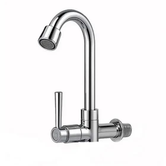 Torneira De Cozinha Parede Inox