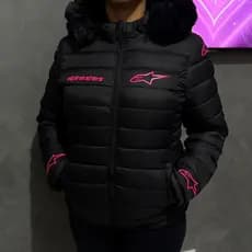 Jaqueta Feminina Bomber Feminina Inverno Forrada Peluciada Casaco Térmico