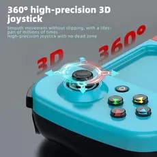 Controle de jogo 069 Gamepad telescópico BT Bluetooth para Android/PC/iOS, controle sem fio 3D com macro para PUBG,
