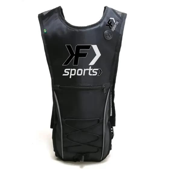 Mochila Térmica de Hidratação Com Refil F Sports Ciclismo Bike Mtb Speed Preta