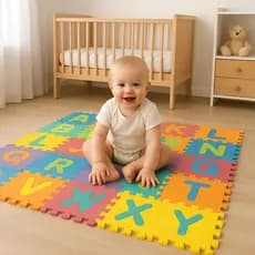 Kit Piso De Borracha Infantil Alfabeto Completo 26pçs