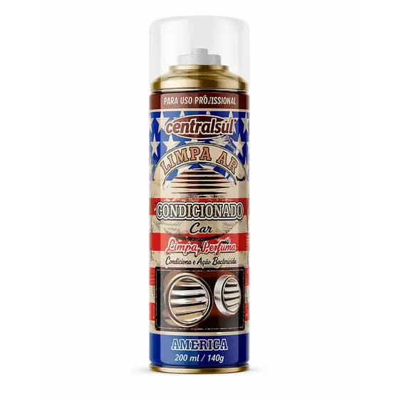 Limpador de Ar Condicionado 200ml Fragância America