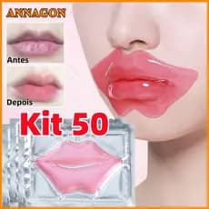 Kit Máscara Labial DADIVA De Mel de colágeno com cristal hidratante para lábios