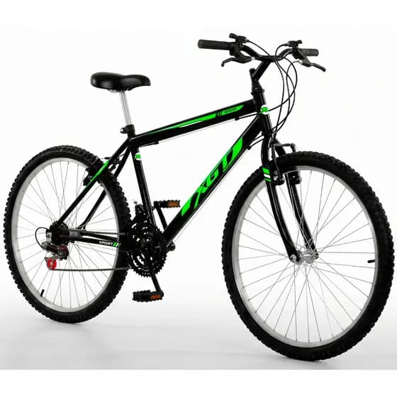 Bicicleta Aro 26 XGT Sport Infantil Adulto 18 Marchas Freio V-Brake