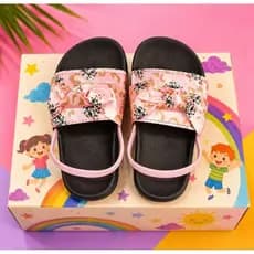 Chinelo Sandália Slide Infantil bebê com Laço  Chinelo Bebê Leve Macio Estilosa  Confortável com Elástico Antiderrapante