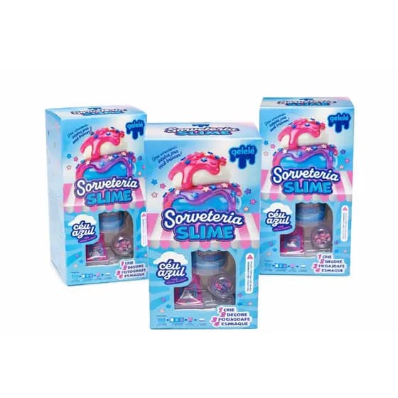 Sorveteria Slime Butter Ceú Azul - Morando do Amor - Banoffee