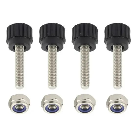 Kit 4 Parafuso Borboleta Para Capotas E Toldos Náuticos