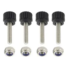 Kit 4 Parafuso Borboleta Para Capotas E Toldos Náuticos