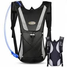 Mochila Hidratação Com Refil 2l Para Ciclismo Corrida Trilha Compacta Com Compartimento Térmico Transporta Líquido Água
