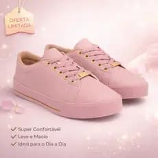 Tênis Casual Feminino Fegata Elegância Conforto Para Seu Dia-a-Dia