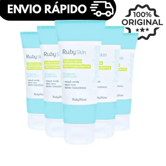 Sabonete Demaquilante Ruby Rose Ruby Skin Basics 120ml – HB325