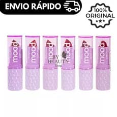 Batom Matte Ruby Rose Ultra Slick Mood HB7001 – Cores Lindas e Textura Confortável