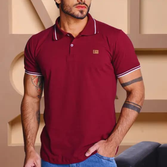 Camisa Gola Polo 100% Algodão| Alta Qualidade | Premium Original | Camiseta Básica