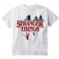 Camiseta Camisa Infantil Juvenil Stranger Things Serie Mundo Invertido Vecna Algodão Premium