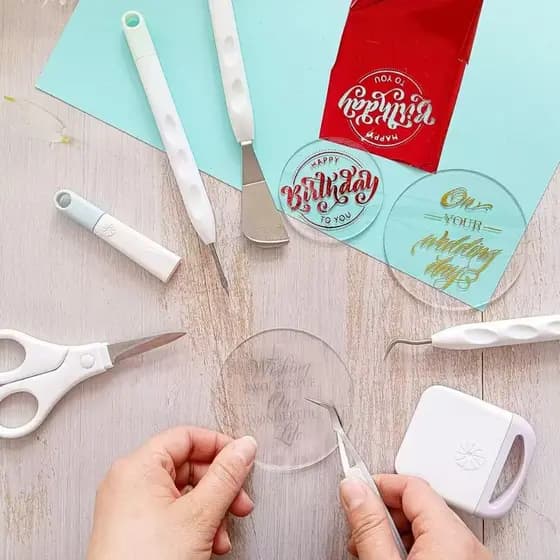 6 Peças Conjunto de Ferramentas de Vinil Cricut Maker Silhouette Adequado para DIY Manual Mecolour
