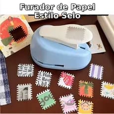DIY Criativo Selo Borda Perfurador Caderno Arte Scrapbooking Papelaria