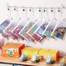 Kit Bolsa Multifuncional para Organizar Brinquedos e Material Escolar das Crianças