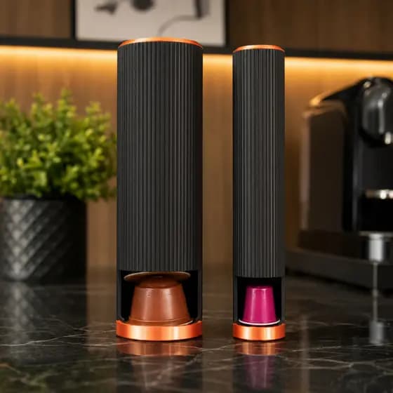 Suporte Porta Cápsulas Vertical Nespresso Dolce Gusto Premium Organizador Café Bancada Decoração Slim Wide Pod Tower