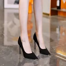 Salto alto feminino 2026 novo estilo primavera verão outono inverno quatro estações tendência da moda Universal All-Matc