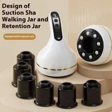 2026 Novo Estilo Pronto Estoque Dispositivo de Ventosa Elétrica de Venda Quente Combinação Cupping Gua Sha Máquina Multi