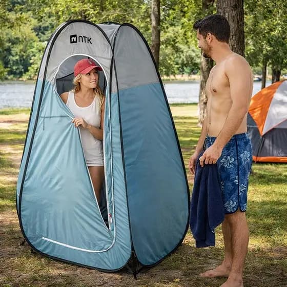 Trocador Roupas Provador Cabana Barraca Para Camping Praia Feiras Eventos Viagem Tenda Proteção Casinha Acampamento