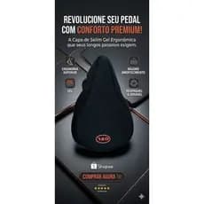 Capa de Selim Gel para Bicicleta com Absorção de Impactos